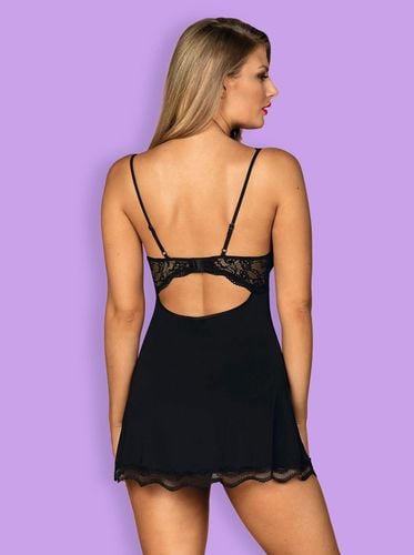 babydoll luvae z stringami obsessive czarne xxl na Arena.pl