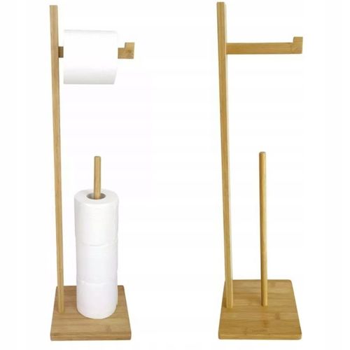 STOJAK z drewna Bambusowego na PAPIER TOALETOWY na Arena.pl