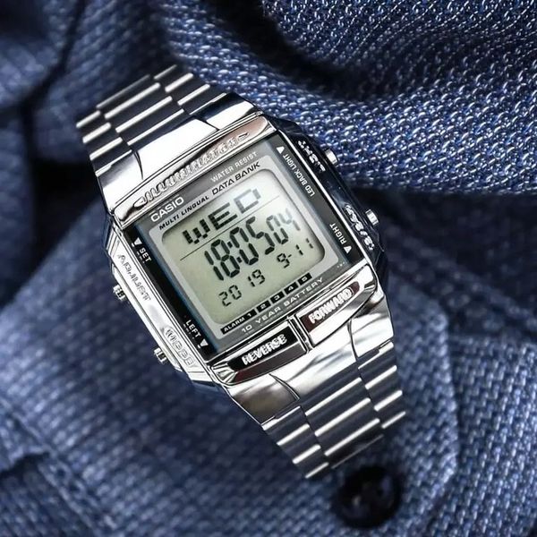 ZEGAREK MĘSKI CASIO DATABANK DB-360-1A + BOX +GRAWER zdjęcie 13