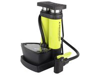 Pompka nożna słupkowa dwutłokowa z analogowym ciśniom, max 10 BAR / 140 PSI