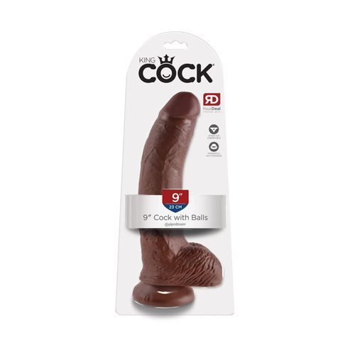 dildo king cock with bals 9 brown pipedream na Arena.pl