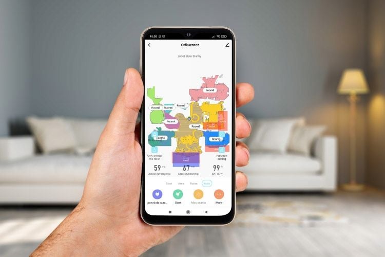 Robot sprzątający odkurzacz automatyczny MOP HEPA APLIKACJA SMART WiFi zdjęcie 6