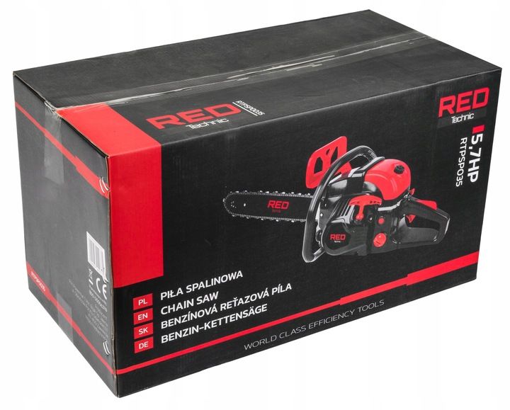 Piła SPALINOWA do drewna 5,7KM Łańcuchowa Pilarka 2x łańc 2x Prowad 3x Olej zdjęcie 5