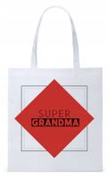 Dla Babci Babuni Prezent Torba Eco Biała Shopper Z Nadrukiem Ze Zdjęciem