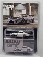 MINI GT MAZDA RX-7 RE-Amemiya 2004 Silver Metallic 1:64 Blister