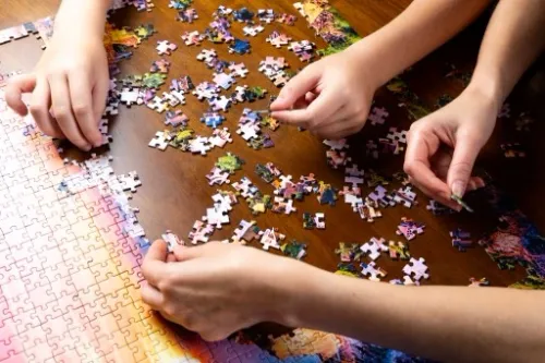 FOTO PUZZLE Z WŁASNYM ZDJĘCIEM GRAFIKĄ OBRAZEM Z PUDEŁKIEM 1000 elementów na Arena.pl