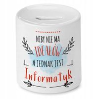 Skarbonka Dla Informatyka Na Imieniny Prezent Z Nadrukiem Ze Zdjęciem