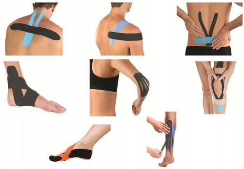 Plastry kinesiology taping Taśma kinezjologiczna do tapingu tape tejpy Beż na Arena.pl