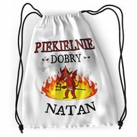Plecak Dla Natana Sportowy Szkolny Worek Torba Z Nadrukiem Ze Zdjęciem