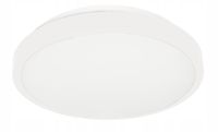 Plafon Lampa Sufitowa 2x E27 Czujnik Ruchu Mikrofalowy Zmierzchu IP54 Biały