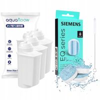 Tabletki odkamieniające Siemens + 3x filtr AquaFloow do ekspresu EQ6 EQ9