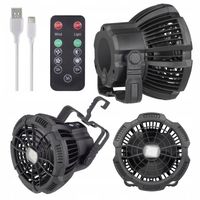 Wentylator akumulatorowy kempingowy lampa LED