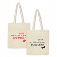 Eko Torba z nadrukiem PREZENT dla ŚWIADKA