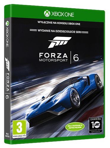 Forza 6 Aniversary Edition PL Xbox ONE Nowa na Arena.pl