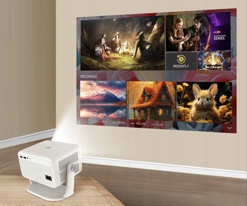 PROJEKTOR MAGCUBIC L018 4K 1080p ANDROID TV WiFi GŁOŚNIK BT NETFLIX na Arena.pl