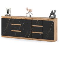 Komoda 6 Szuflad Szafka Best Agnes 200cm Młodzieżowa Wotan San Sebastian