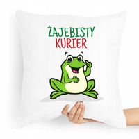 Poduszka Prezent Dla Kuriera Żajebisty Kurier Z Nadrukiem Ze Zdjęciem