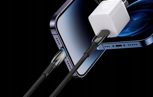 Kabel USB-C do Lightning Baseus Glimmer, 20W, 2m (czarny) na Arena.pl