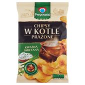 Przysnacki Chipsy w kotle prażone kwaśna śmietana 125 g