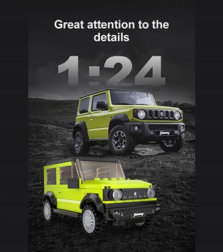 CADA KLOCKI KONSTRUKCYJNE AUTO MODEL SUZUKI JIMNY 1:24 SAMOCHÓD 192 EL. na Arena.pl