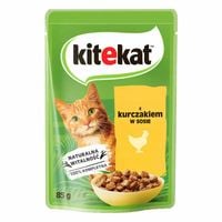 KITEKAT 85G SASZETKA KURCZAK W SOSIE