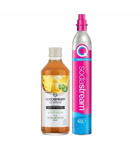 Cylinder z gazem SodaStream butla, nabój CO2 425g + Baza Crafted na Arena.pl