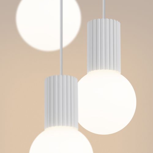 Lampa wisząca HALO 3P biała na Arena.pl