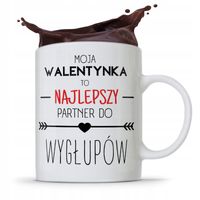 Kubek Prezent Na Walentynki Najlepszy Partner Do Z Nadrukiem Ze Zdjęciem