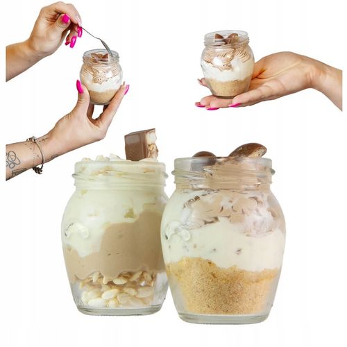 20x POJEMNIKI NA DESERY 150ml Słoik SZKLANY AMFORA Na Deserki Do na Arena.pl