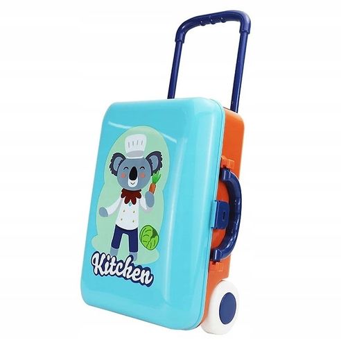 ZESTAW KUCHNIA W WALIZCE Kuchenka do gotowania ZABAWKA DLA DZIECI WALIZKA na Arena.pl