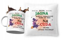 Zestaw Dla Jagny Poduszka + Kubek Na Prezent Z Nadrukiem Ze Zdjęciem