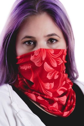 komin damski z nadrukiem w kwiaty, chusta rovicky na Arena.pl