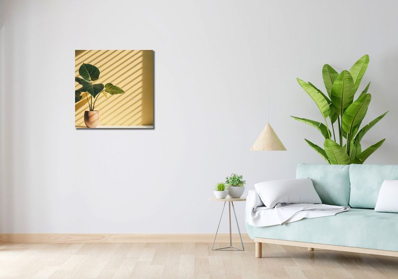 Obraz 60x60cm Złota Poświata zdjęcie 2