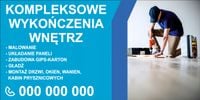 BANER 130x80 cm KOMPLEKSOWE WYKOŃCZENIA WNĘTRZ
