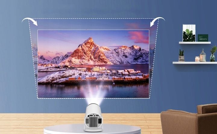 Projektor LED Magcubic HY300 PRO biały zdjęcie 3