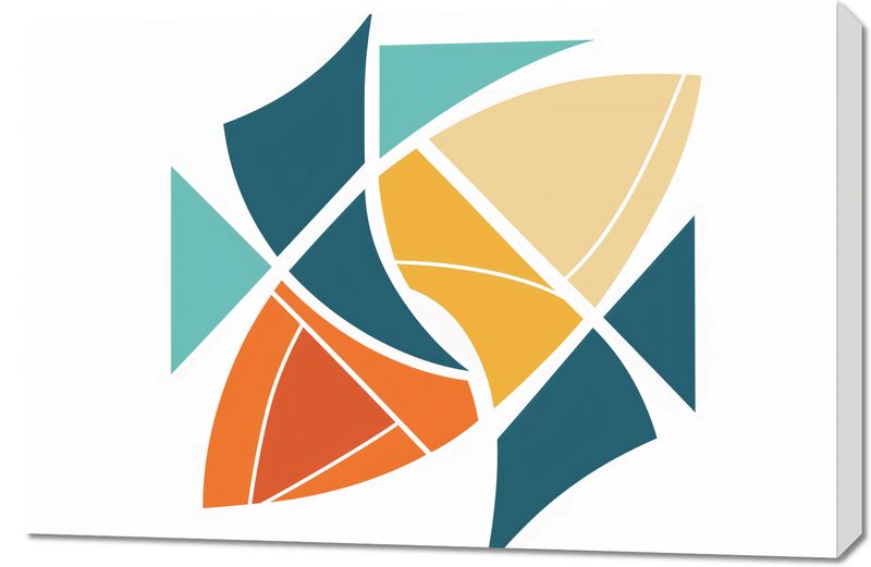 Obraz 90x60cm Geometria Wiatru zdjęcie 1