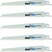 Brzeszczoty do piły szablastej 150mm 6TPI 5 szt GEKO
