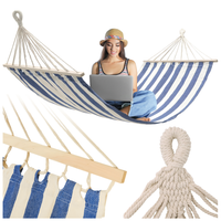 Hamak z poprzeczką - 220x160cm