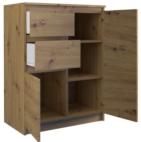 KOMODA 2D2S - DĄB ARTISAN na Arena.pl