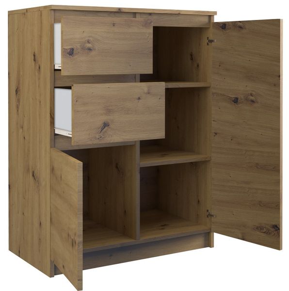 KOMODA 2D2S - DĄB ARTISAN zdjęcie 2