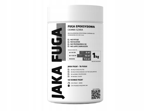JAKA FUGA | epoksydowa FUGA CIEMNA SZARA 1kg na Arena.pl
