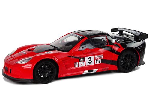 Auto Sportowe Wyścigowe R/C 1:18 Corvette C6.R Czerwony 2.4 G Światła na Arena.pl