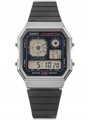 ZEGAREK CASIO A130WEGG-1AEF VINTAGE CZARNY NA BRANSOLECIE DATOWNIK