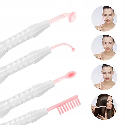 DARSONVAL DERMA WAND 4 PELOTY PIELĘGNACJA ELEKTRODY DO TWARZY WŁOSÓW CIAŁA na Arena.pl