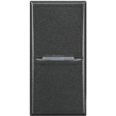 AXOLUTE - Łącznik schodowy 10AX (zaciski śrubowe) 1 moduł AXIAL antracyt Bticino HS4003N