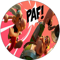 Opłatek waflowy na tort - ASTERIX & OBELIX