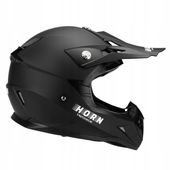 Kask Motocyklowy Cross Enduro Quad ATV HORN 915 Czarny Matowy XS