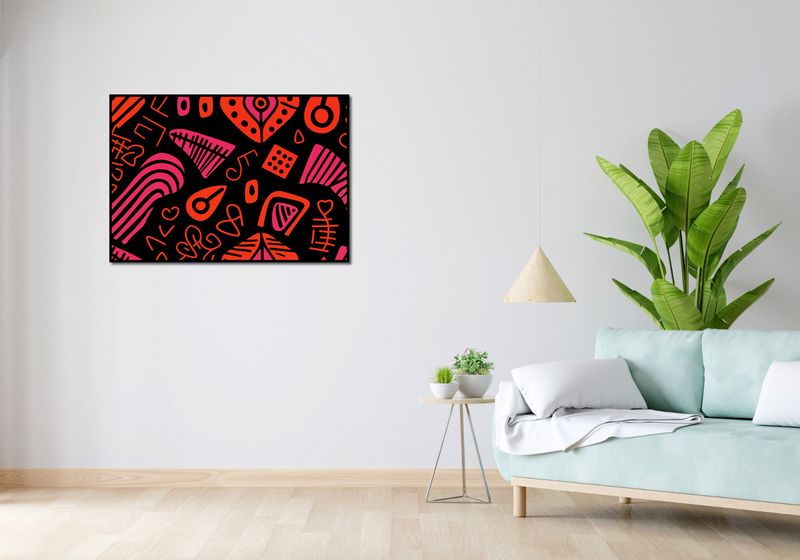 Plakat 100x70cm Rytm Wzorów zdjęcie 4