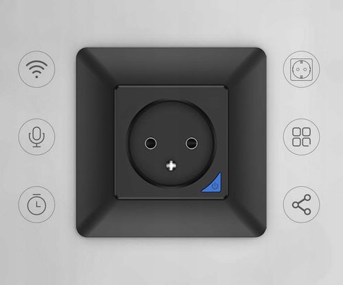 Inteligentne Gniazdo z Pomiarem Prądu WiFi TUYA PSMART 16A czarne na Arena.pl