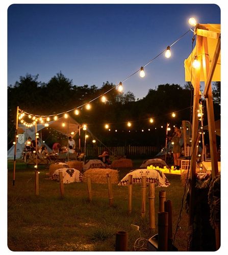 GIRLANDA SOLARNA lampki ogrodowe ŻARÓWKI duże LED na Arena.pl